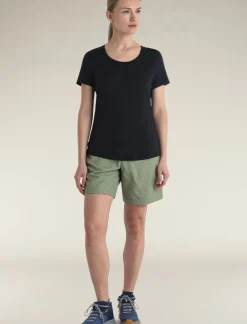 Women's Merino Blend 125 Cool-Lite™ Sphere Short Sleeve Scoop T-Shirt-Icebreaker Outlet