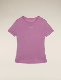 Women's Merino Blend 125 Cool-Lite™ Speed Short Sleeve Slit Back T-Shirt-Icebreaker
