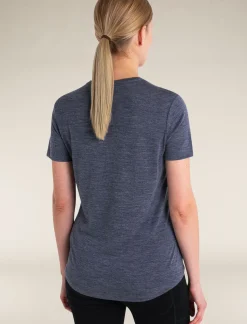 Women's Merino Blend 125 Cool-Lite™ Sphere Short Sleeve T-Shirt-Icebreaker Clearance