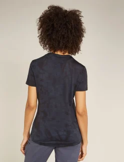 Icebreaker Women's Merino Blend 125 Cool-Lite™ Sphere Short Sleeve T-Shirt Cloud Dye Graphite/Black Discount