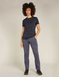 Icebreaker Women's Merino Blend 125 Cool-Lite™ Sphere Short Sleeve T-Shirt Cloud Dye Graphite/Black Discount