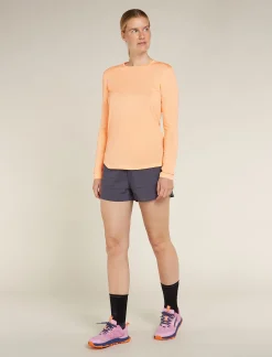 Icebreaker Women's Merino Blend 125 Cool-Lite™ Sphere Long Sleeve T-Shirt Sunstone Outlet