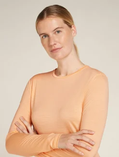 Icebreaker Women's Merino Blend 125 Cool-Lite™ Sphere Long Sleeve T-Shirt Sunstone Outlet