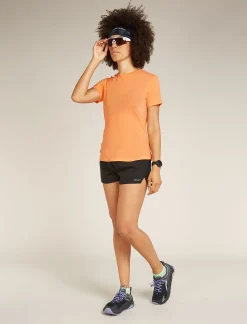 Icebreaker Women's Merino Blend 125 Cool-Lite™ Sphere Short Sleeve T-Shirt Feldspar Clearance