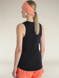 Icebreaker Women's Merino Blend 125 Cool-Lite™ Sphere Tank Black Hot