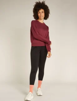 Women's Merino Blend 200 Crush Long Sleeve Sweatshirt-Icebreaker Sale