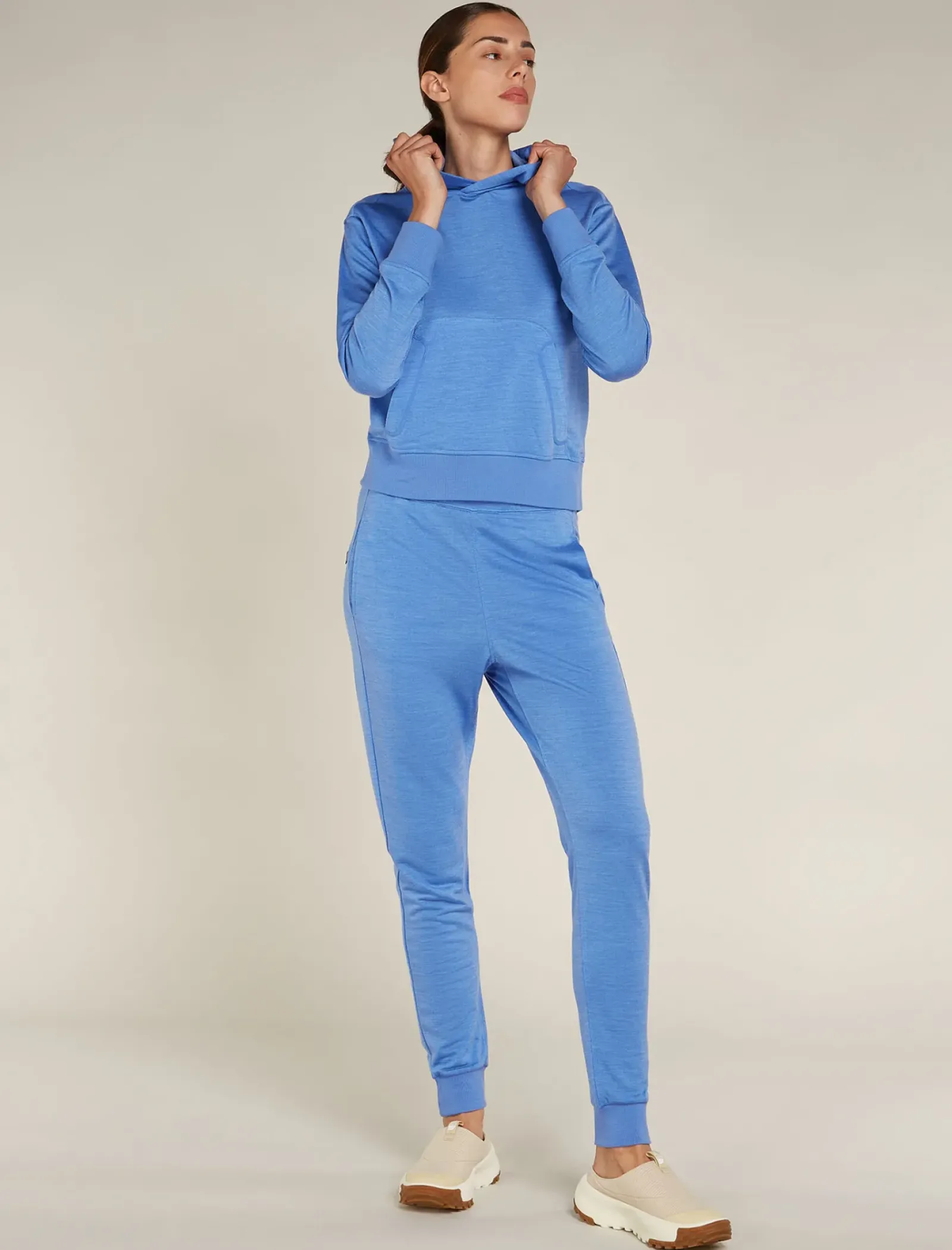 Women's Merino Blend 200 Crush Long Sleeve Hoodie-Icebreaker Hot