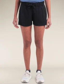 Icebreaker Women's Merino Blend 200 Crush Shorts Black Fashion