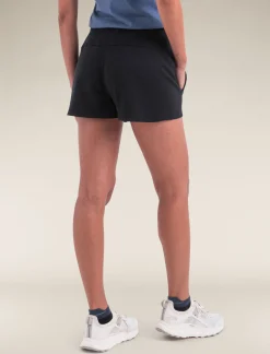 Icebreaker Women's Merino Blend 200 Crush Shorts Black Fashion