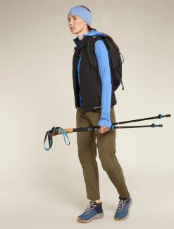 Icebreaker Women's Merino Blend 200 Realfleece™ Descender Long Sleeve Zip Hoodie Baja Cheap