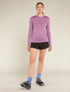 Icebreaker Women's Merino Blend 125 ZoneKnit™ Energy Wind Long Sleeve T-Shirt Deco Best