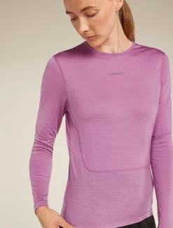 Icebreaker Women's Merino Blend 125 ZoneKnit™ Energy Wind Long Sleeve T-Shirt Deco Best