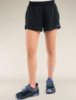 Icebreaker Women's Merino Blend 125 ZoneKnit™ Speed 3 Black Outlet