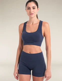 Icebreaker Women's Merino Blend 260 ZoneKnit™ Seamless Bra Graphite Shop