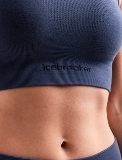 Icebreaker Women's Merino Blend 260 ZoneKnit™ Seamless Bra Graphite Shop