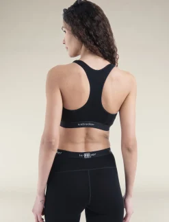 Icebreaker Women's Merino Blend 125 ZoneKnit™ Racerback Bra Black Online