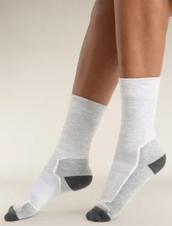 Icebreaker Women's Merino Hike+ Light Crew Socks BlizzardHeather Online