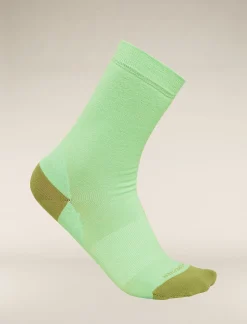 Icebreaker Women's Merino Lifestyle Fine Gauge Crew Socks Glass/Lichen Store