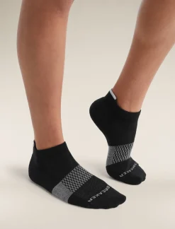 Icebreaker Women's Merino Multisport Light Micro Socks Black/Snow Hot