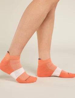 Icebreaker Women's Merino Multisport Light Micro Socks Tang/Graphite Clearance