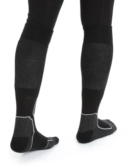 Icebreaker Women's Merino Ski+ Light Over the Calf Socks Black Outlet