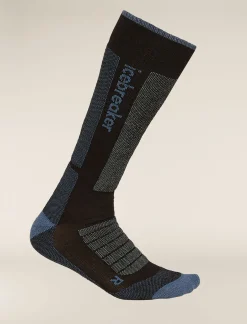 Icebreaker Women's Merino Ski+ Medium Over The Calf Socks Black/Dawn Best Sale