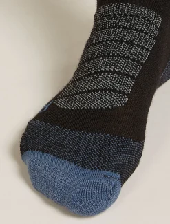 Icebreaker Women's Merino Ski+ Medium Over The Calf Socks Black/Dawn Best Sale